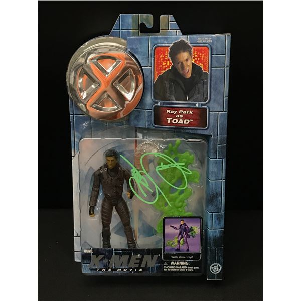 RAY PARK SIGNED TOAD ACTION FIGURE - WWOC AND BECKETT  COA