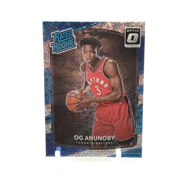 2017-18 PANINI DONRUSS OPTIC BASKETBALL OG ANUNOBY RATED ROOKIES TRADING CARD