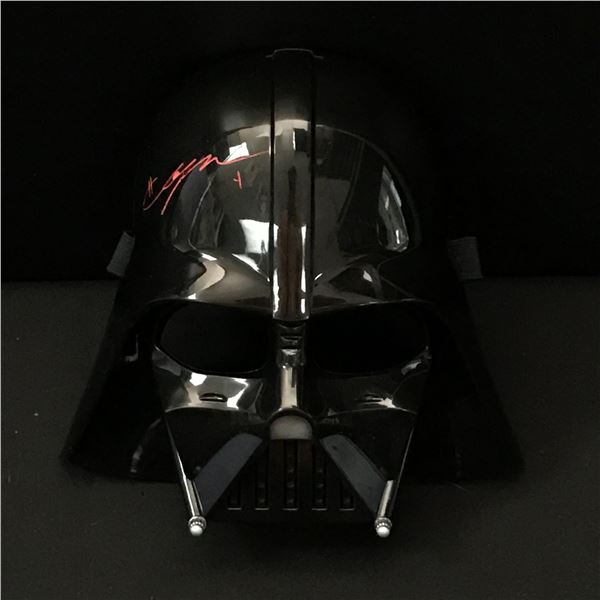 HAYDEN CHRISTENSEN SIGNED DARTH VADER MASK - WWOC COA