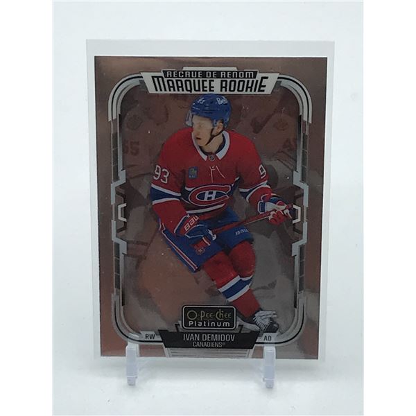 2025-26 UPPER DECK OPC HOCKEY IVAN DEMIDOV MARQUEE ROOKIE TRADING CARD