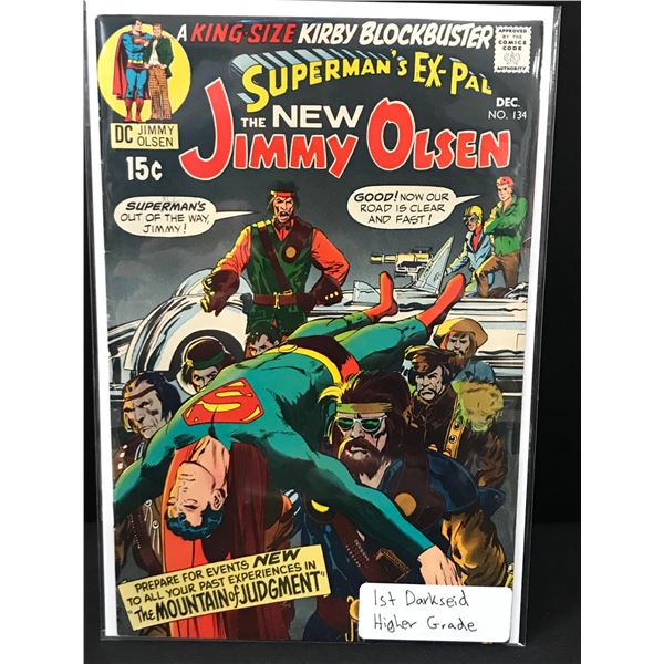 SUPERMAN'S EX PAL THE NEW JIMMY OLSEN #134 1ST DARKSEID - DC COMICS