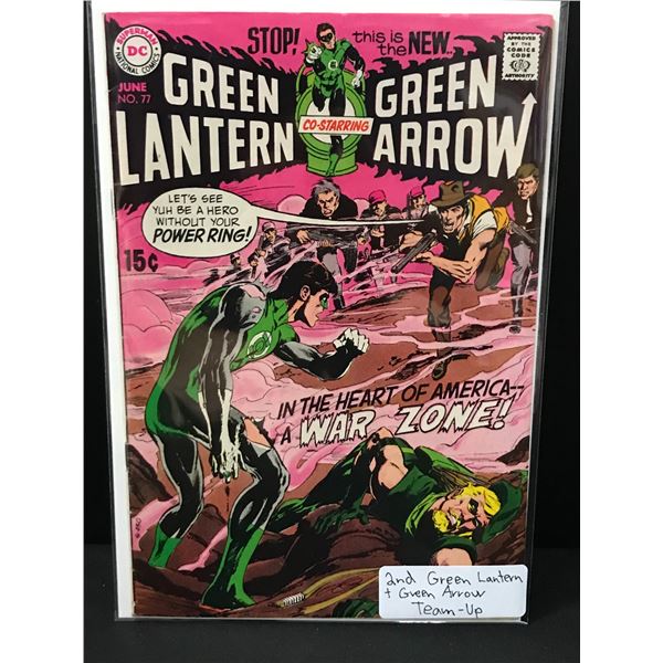 GREEN LANTERN CO-STARRING THE GREEN ARROW #77 - DC COMICS