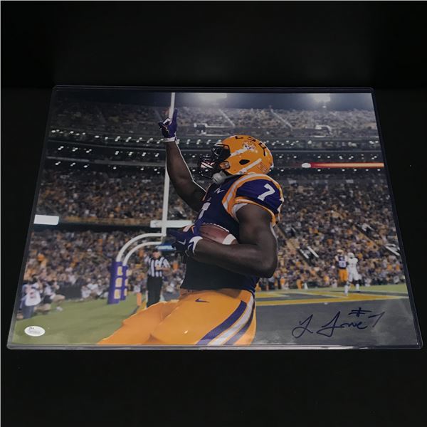 LEONARD FOURNETTE SIGNED LSU 16 X 20 (JSA COA)