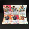 Image 1 : LOT OF 6 TOPPS SIGNED BASEBALL INCEPTION TRADING CARDS