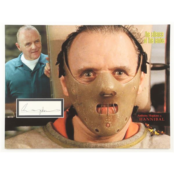 ANTHONY HOPKINS SIGNED SILENCE OF THE LAMBS PRESENTATION PIECE - JSA COA