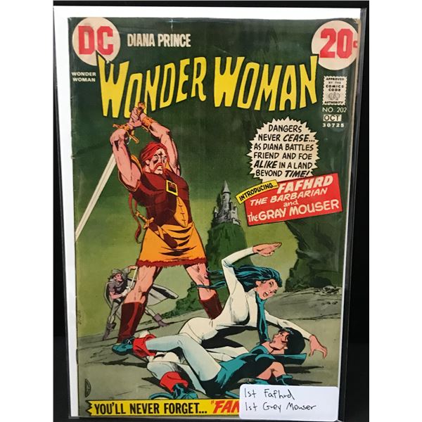WONDER WOMAN #202 1ST GREY MOUSER - DC COMICS