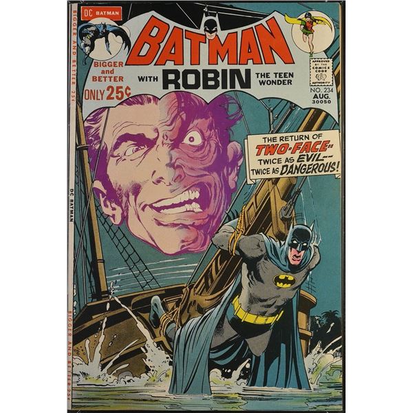 BIG KEY DC COMICS BATMAN WITH ROBIN NO.234 (1ST TWO FACE IN SILVER AGE) HIGH GRADE