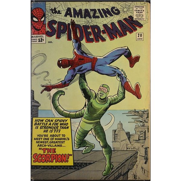 KEY ISSUE THE AMAZING SPIDERMAN 20(1ST APP SCORPION) - MARVEL COMICS