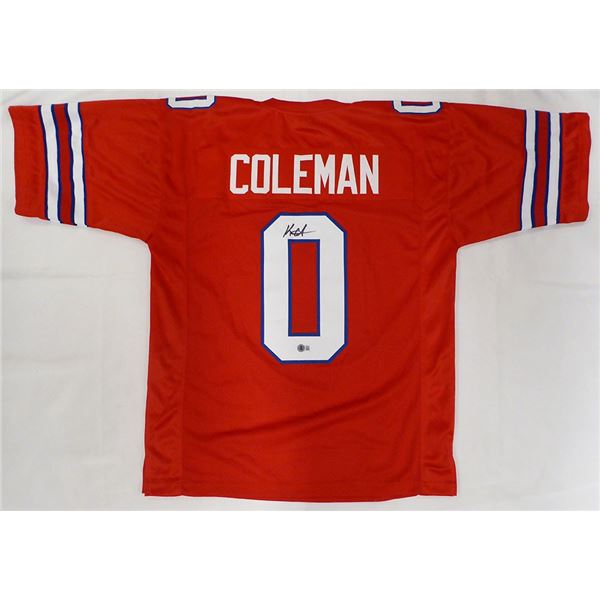 KEON COLEMAN SIGNED BUFFALO BILLS FOOTBALL JERSEY (BECKETT COA)