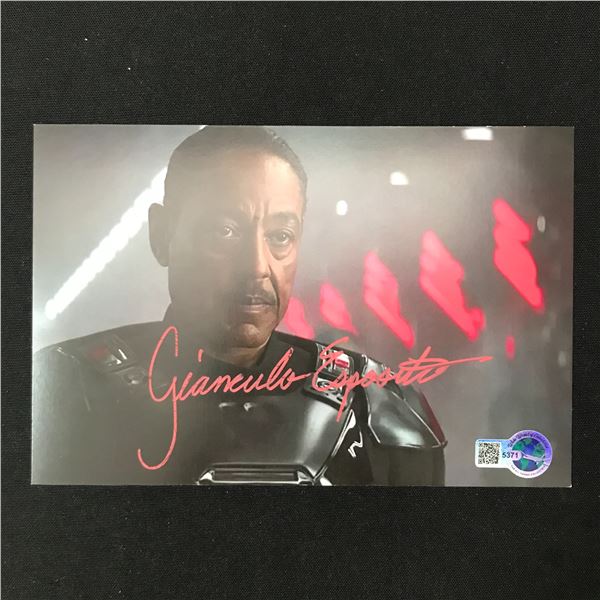 GIANCARLO ESPOSITO SIGNED STAR WARS 6 X 8 - WWOC COA