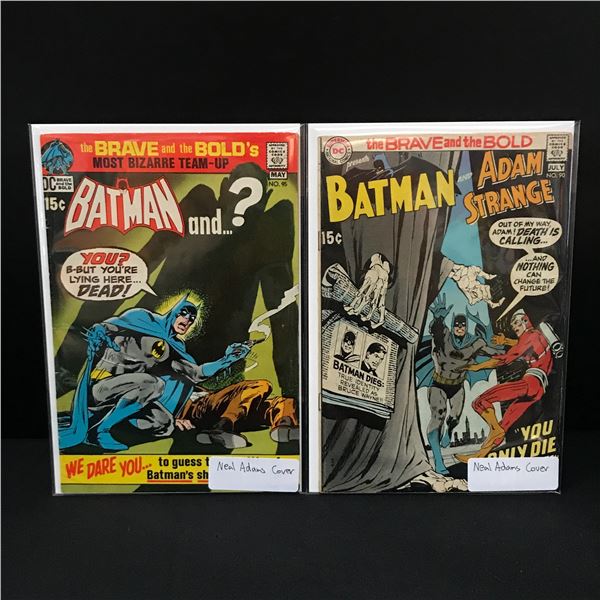LOT OF 2 BRAVE AND THE BOLD COMICS - DC COMICS