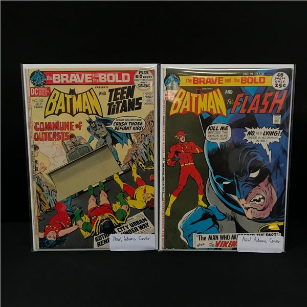LOT OF 2 BRAVE AND THE BOLD COMICS - DC COMICS