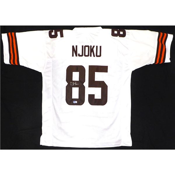 DAVID NJOKU SIGNED FOOTBALL JERSEY - BECKETT COA