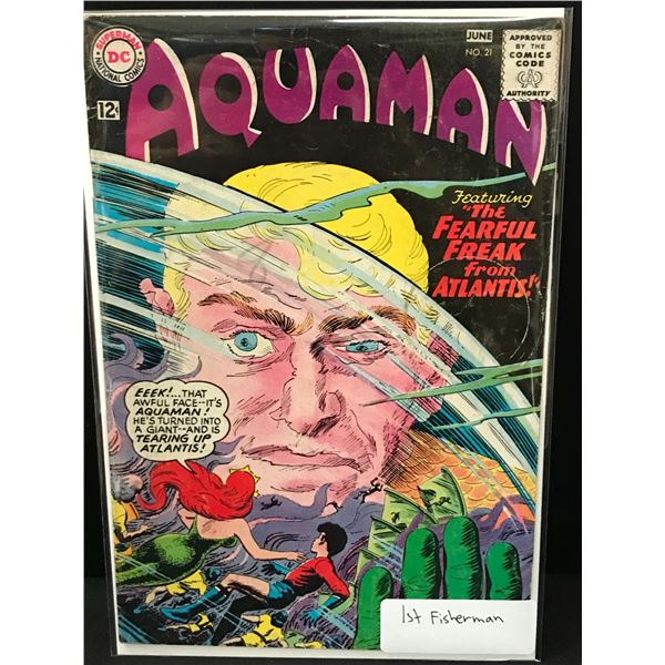 AQUAMAN #21 1ST FISHERMAN - DC COMICS