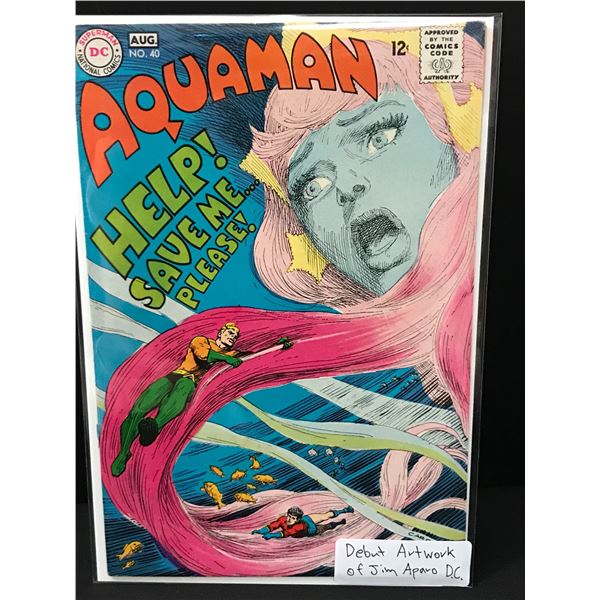 AQUAMAN #40 DEBUT ARTWORK OF JIM APARO - DC COMICS