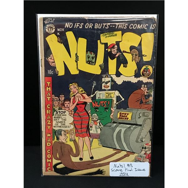 NUTS #5 FINAL ISSUE (1954) - A PREMIER COMIC