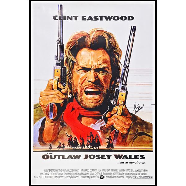 CLINT EASTWOOD SIGNED MOVIE POSTER - BECKETT COA
