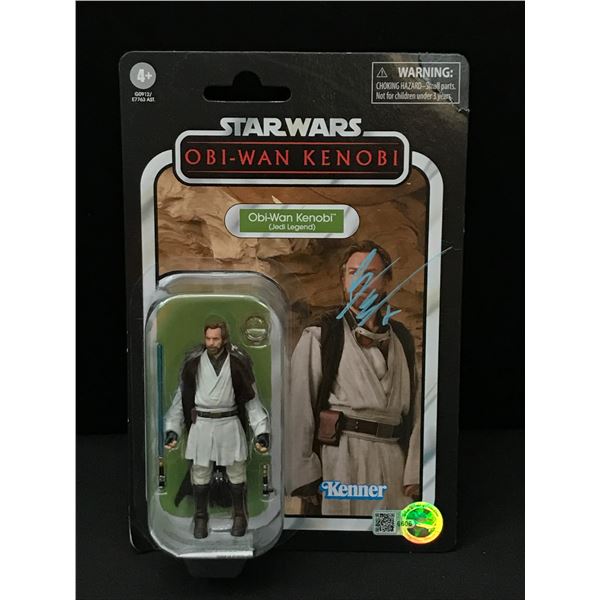 EWAN MCGREGOR SIGNED OBI-WAN KENOBI ACTION FIGURE - WWOC COA