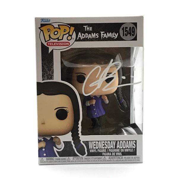 CHRISTINA RICCI SIGNED WEDNESDAY ADDAMS FUNKO POP - WWOC COA