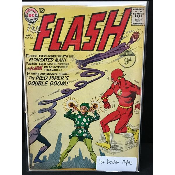 THE FLASH #138 1ST DEXTER MYLES - DC COMICS