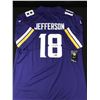 Image 1 : JUSTIN JEFFERSON SIGNED MINNESOTA VIKINGS CUSTOM JERSEY - ELITE COA