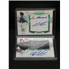 Image 1 : LOT OF 2 SIGNED BASEBALL TRADING CARDS