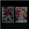 Image 1 : LOT OF 2 SHOHEI OHTANI BASEBALL TRADING CARDS