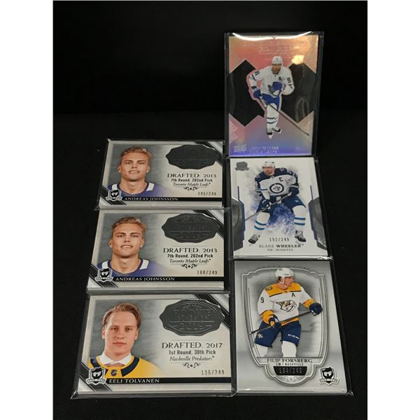 LOT OF 6 HOCKEY TRADING CARDS - INCLUDING 4 FROM THE CUP