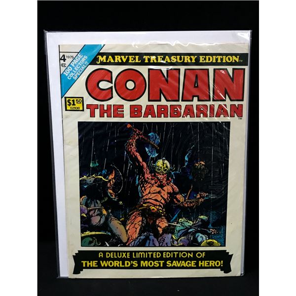 MARVEL TREASURY EDITION CONAN THE BARBARIAN #4 - MARVEL COMICS
