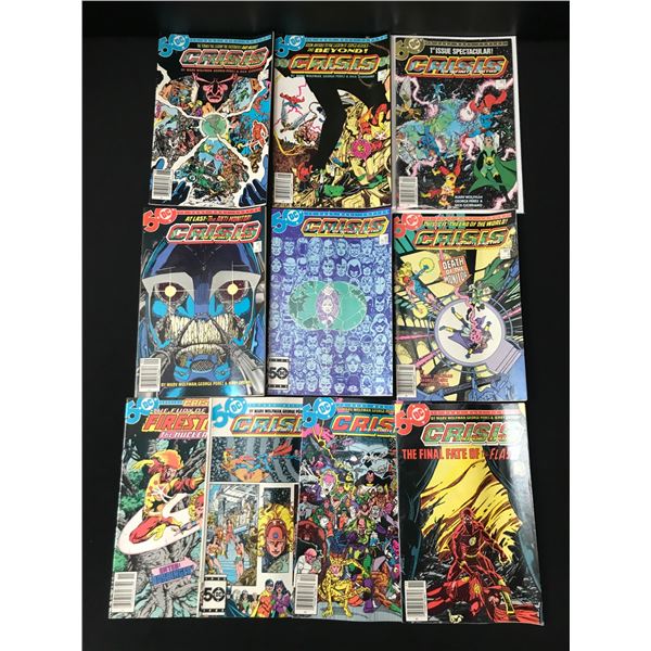 LOT OF 10 CRISIS ON INFINITE EARTHS COMICS - DC COMICS