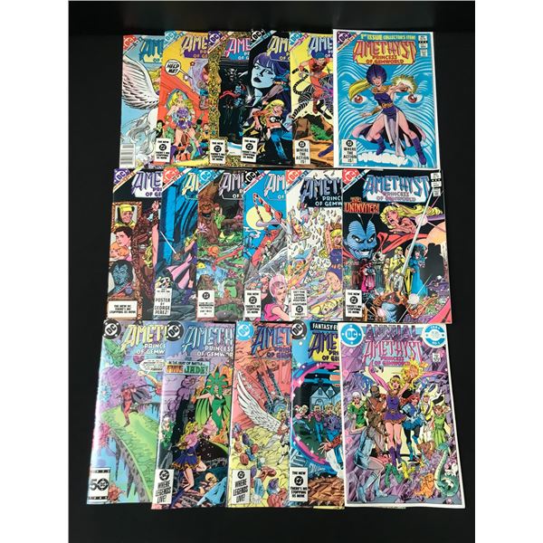 LOT OF AMETHYST PRINCESS OF GEM WORLD COMICS - DC COMICS