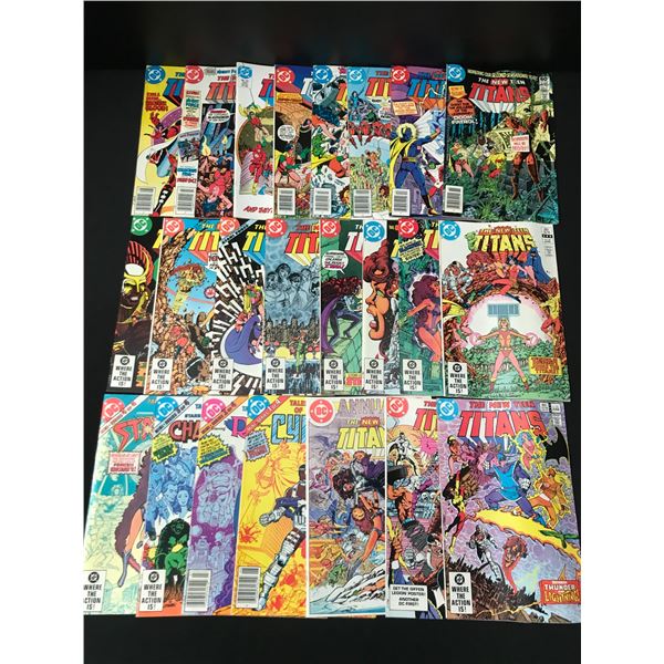 LARGE LOT OF THE NEW TEEN TITANS COMICS - DC COMICS