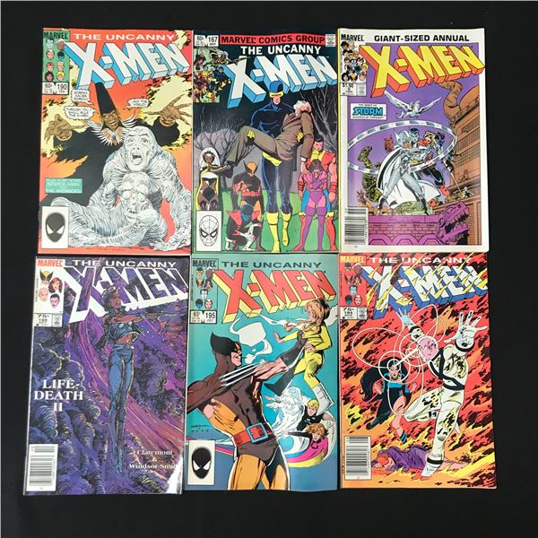 LOT OF 6 XMEN COMICS - MARVEL COMICS