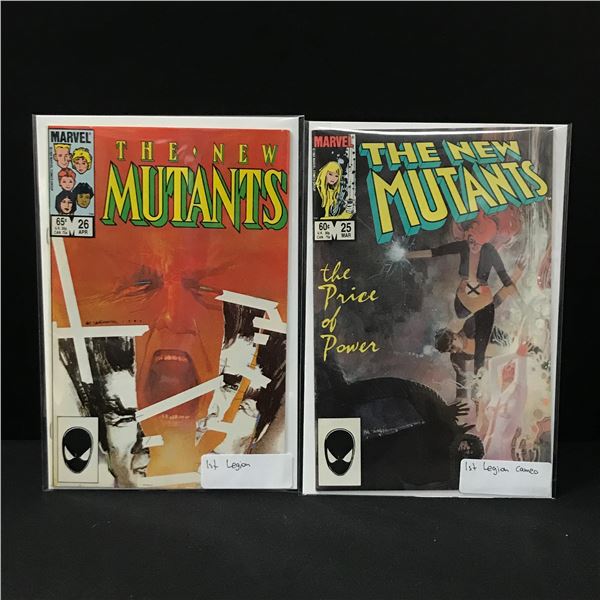 LOT OF 2 THE NEW MUTANT COMICS #25 - #26 1ST LEGION - MARVEL COMICS