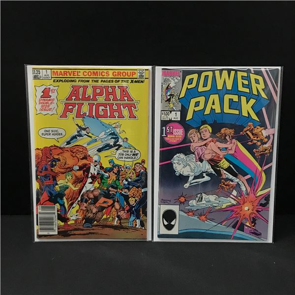 LOT OF 2 X #1 COMICS VARIOUS TITLES - MARVEL COMICS