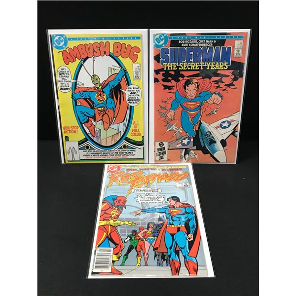 LOT OF 3 MIXED TITLE COMICS - DC COMICS