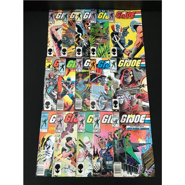 LOT OF 14 G.I. JOE COMICS - MARVEL COMICS