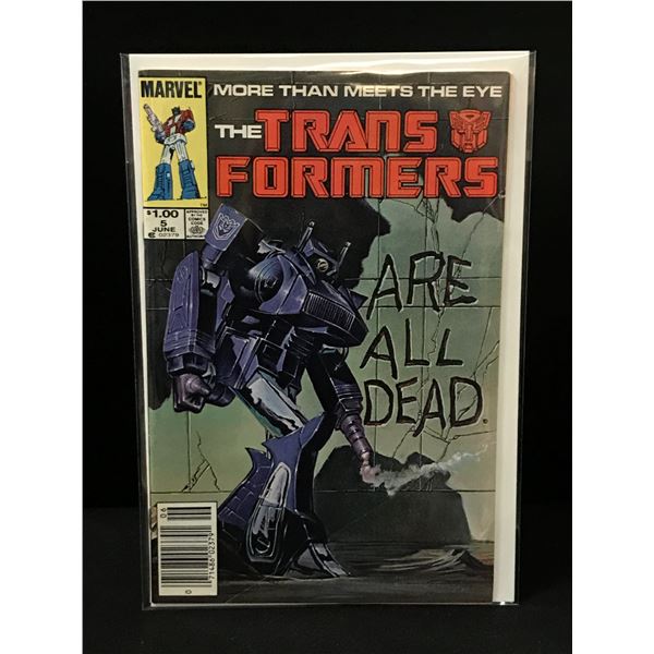 TRANSFORMERS #5 - MARVEL COMICS