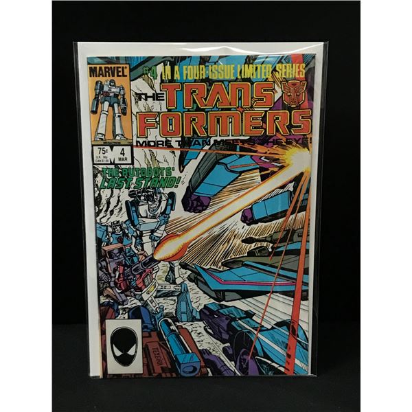 TRANSFORMERS #4 - MARVEL COMICS