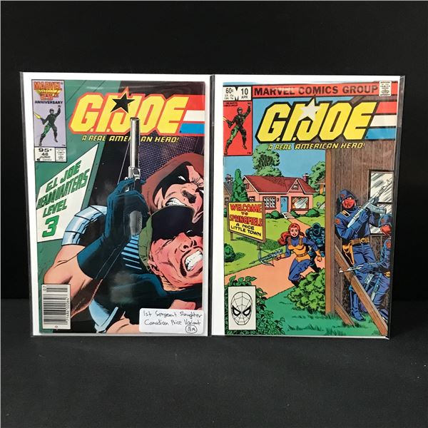 LOT OF 2 G.I. JOE COMICS - MARVEL COMICS