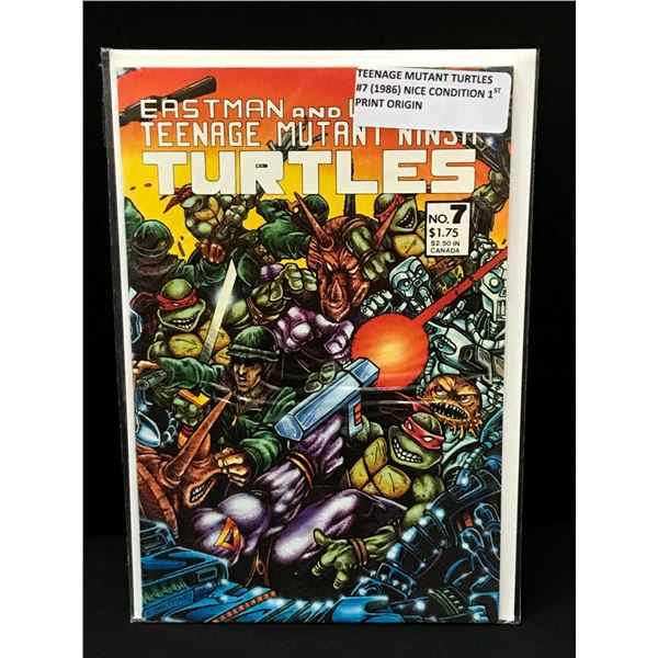 TEENAGE MUTANT NINJA TURTLES #7 (1986) 1ST PRINT - EASTMAN AND LAIRD