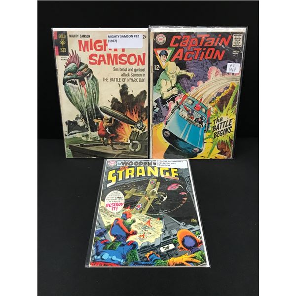 LOT OF 3 MIXED TITLE COMICS - DC & GOLD KEY COMICS