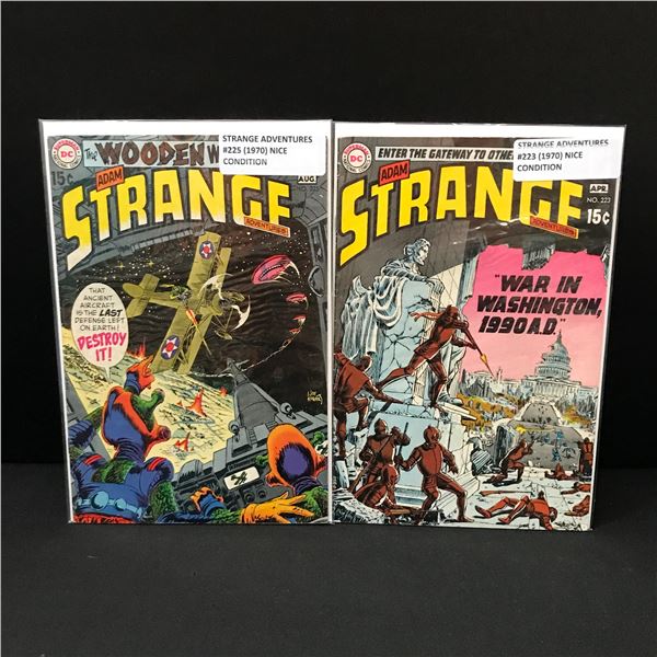 LOT OF 2 STRANGE ADVENTURES COMICS (1970'S) - DC COMICS