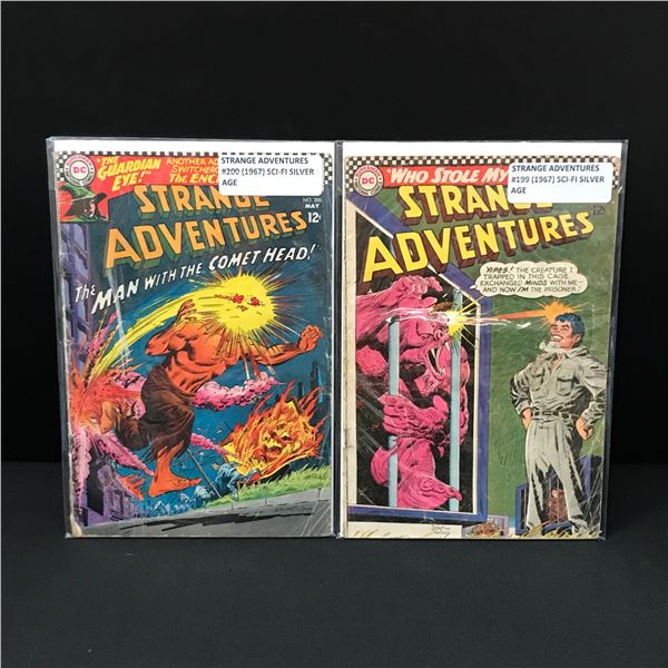 LOT OF 2 STRANGE ADVENTURES COMICS #199 - #200 (1967) - DC COMICS