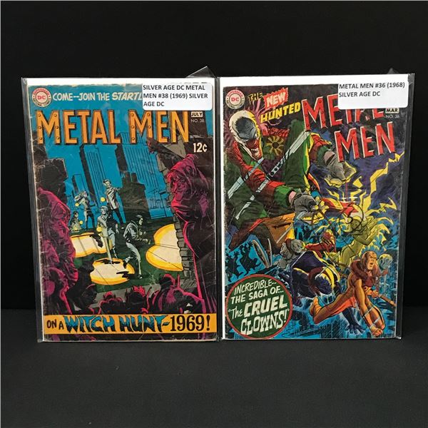 LOT OF 2 METAL MEN COMICS (1960'S) - DC COMICS