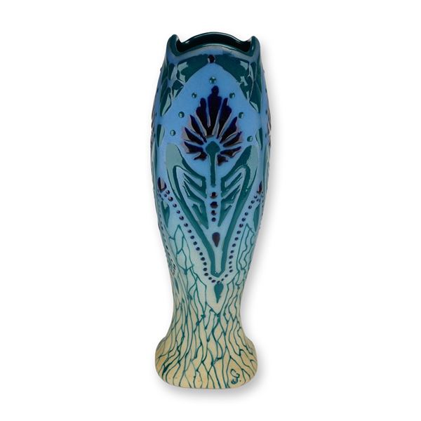 Roseville Rozane Fudji Pottery Vase Designed by Gazo Foudji