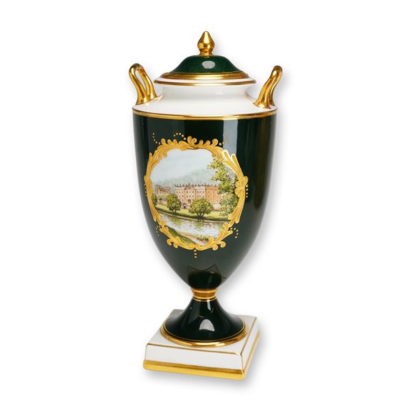 Wedgwood Genius Collection Bone China Chatsworth House Vase