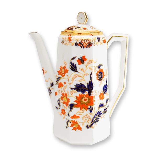 Wedgwood Japan Pattern Imari Style Bone China Lidded Coffee Pot