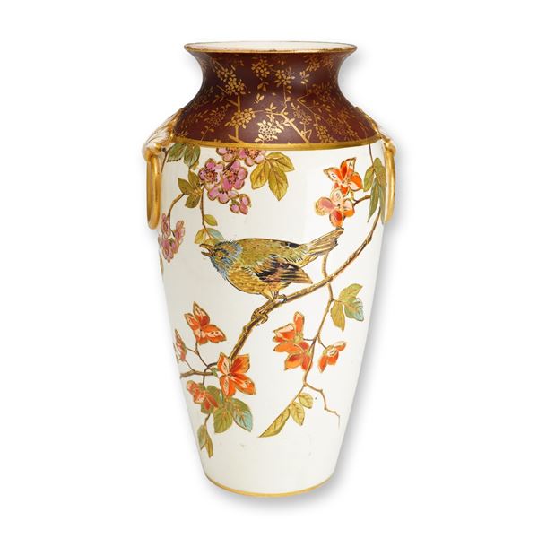 Wedgwood Aesthetic Movement Gilded Japonisme Vase