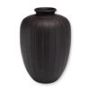 Image 1 : Wedgwood Ribbed Black Basalt Ovoid Vase